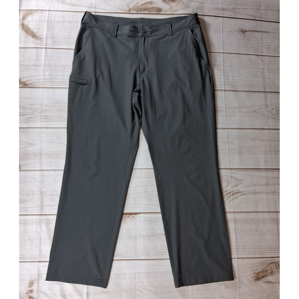 Columbia Omni-Shield Pants Mens 40x32 Gray Water Repellent Stretch Golf Hiking